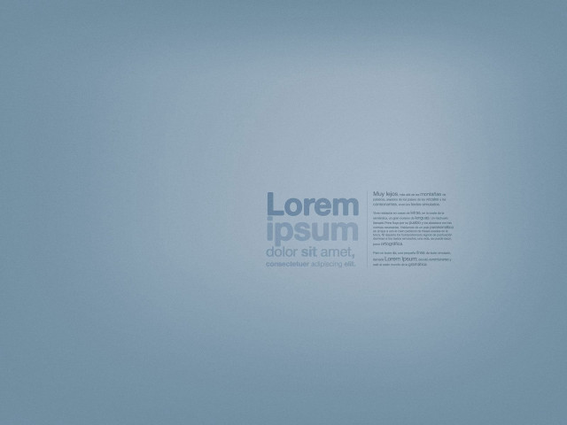 Blue background white text box free wallpaper for desktop - medium preview image