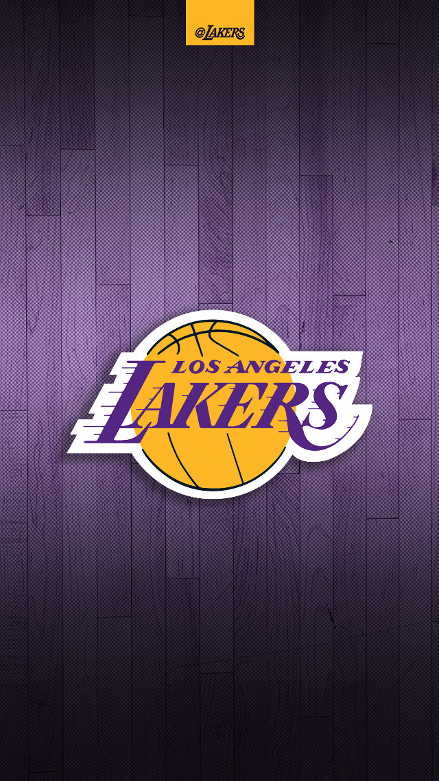 Lakers logo purple wall yellow free wallpaper for mobile - medium preview image