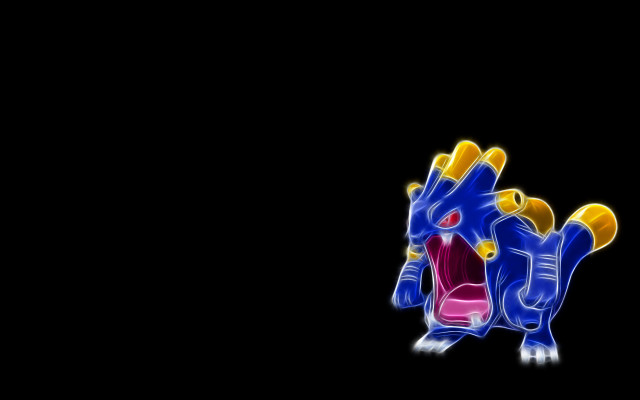 Blue yellow animal mouth open free wallpaper for desktop - medium preview image