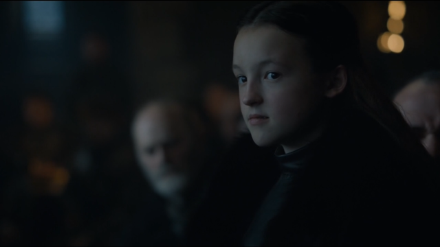 Young girl looks distance background free wallpaper for desktop - medium preview image