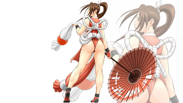 Woman red white outfit umbrella free wallpaper for desktop - medium preview image