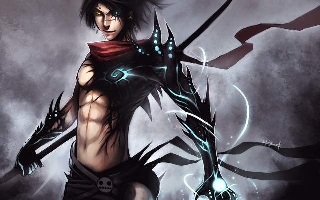 Man sword demon outfit warrior #2 free wallpaper for desktop - medium preview image