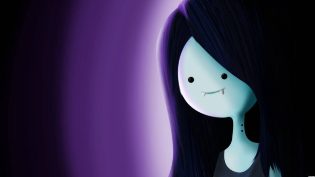 Cartoon character long black hair free wallpaper for desktop - medium preview image