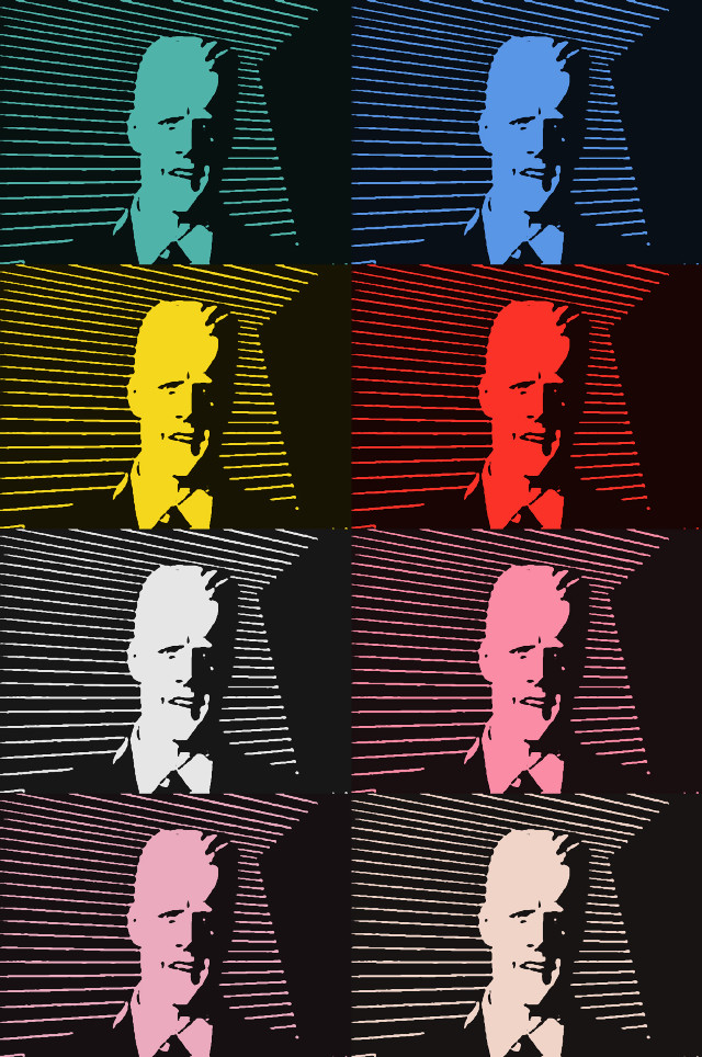 Men ties colorful black white free wallpaper for mobile - medium preview image