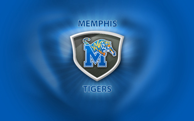 Blue black background tiger shield free wallpaper for desktop - medium preview image