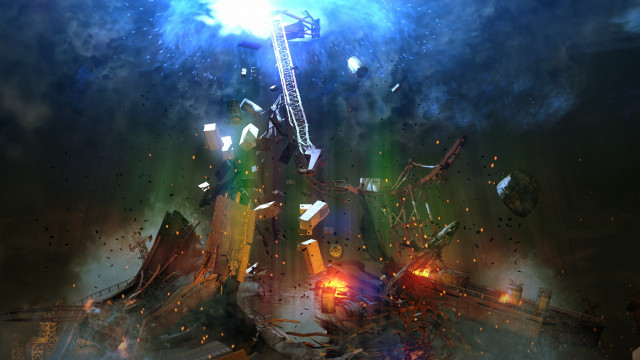 Tower sky bright light digital free wallpaper for desktop - medium preview image