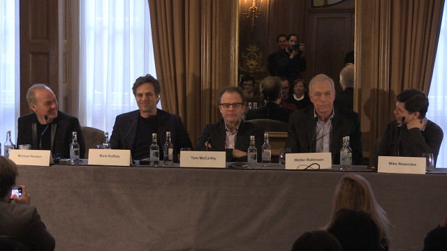 Group discussion table microphones camera free wallpaper for desktop - medium preview image