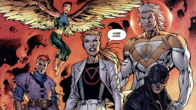 Group people fire bird flying free wallpaper for desktop - medium preview image