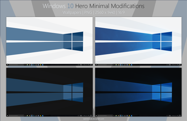 Windows 10 wallpapers minimal variations free wallpaper for desktop - medium preview image