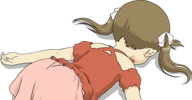 Woman lying ayako rokkaku kyoto free wallpaper for desktop - medium preview image