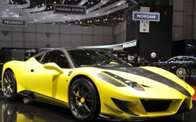 Yellow sports car carshow redcarpet free wallpaper for desktop - medium preview image