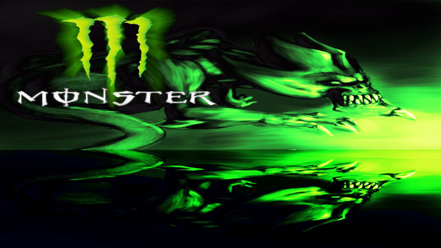 Monster green black background face free wallpaper for desktop - medium preview image