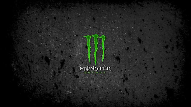 Monster logo black background green #3 free wallpaper for desktop - medium preview image