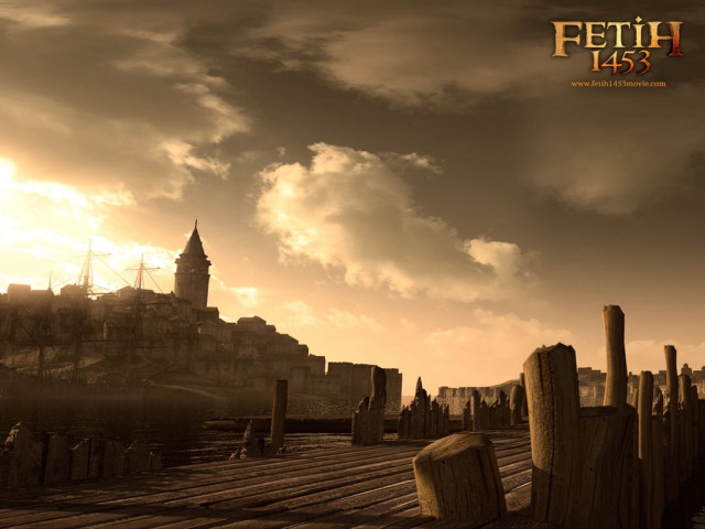 Castle dock sky background clouds free wallpaper for desktop - medium preview image