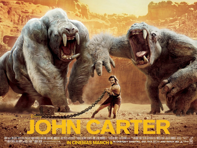 John carter dinosaurs man chain free wallpaper for desktop - medium preview image
