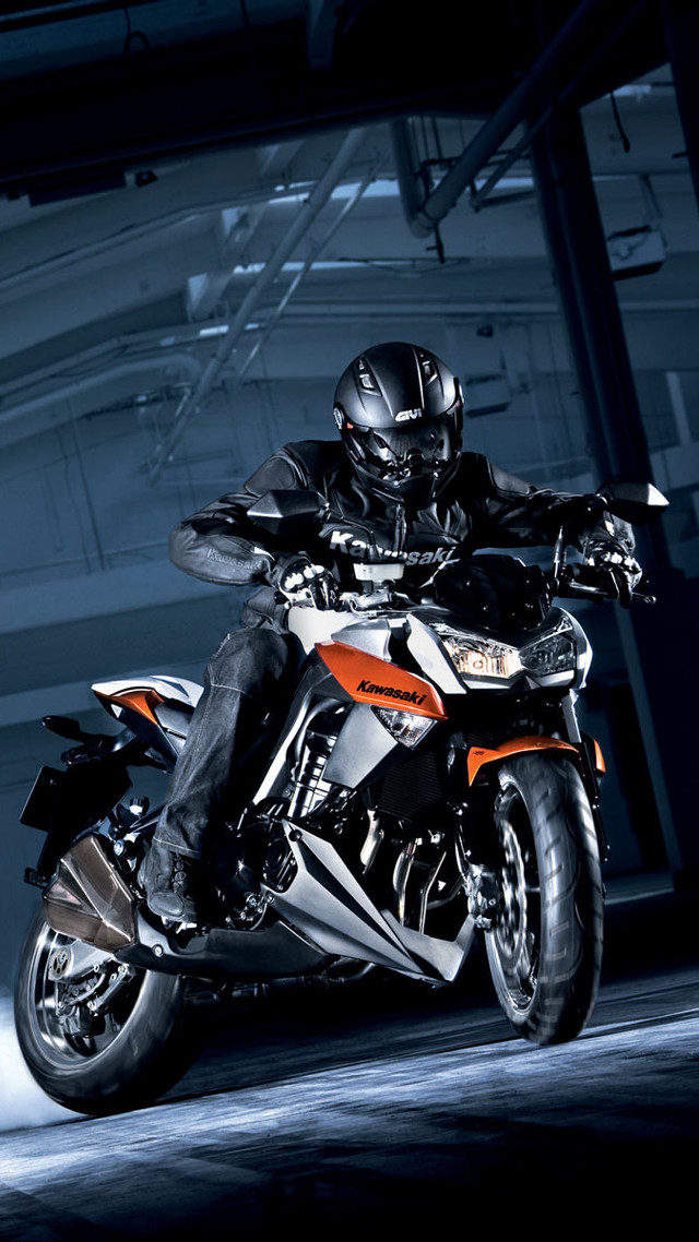 Man motorcycle dark room helmet free wallpaper for mobile - medium preview image