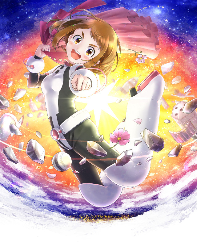Girl space suit flying star free wallpaper for mobile - medium preview image