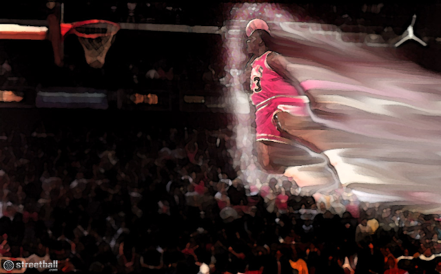 Basketball player air flag background free wallpaper for desktop - medium preview image