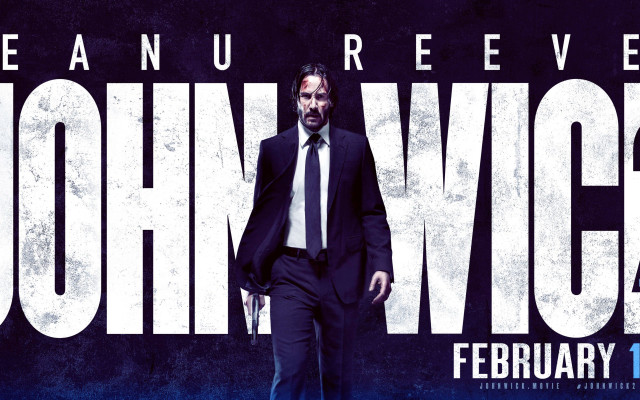 Man suit tie johnwick poster free wallpaper for desktop - medium preview image