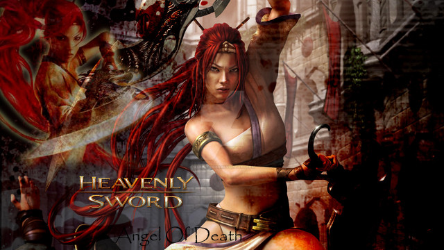 Woman red hair sword demon #2 free wallpaper for desktop - medium preview image