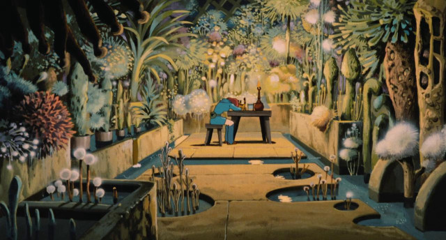 Man playing piano forest waterfall free wallpaper for desktop - medium preview image