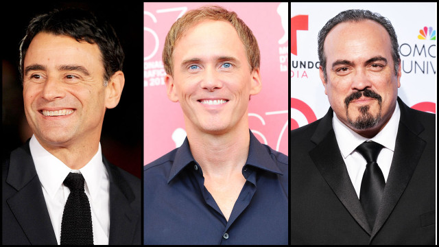 Three men in suits smiling free wallpaper for desktop - medium preview image