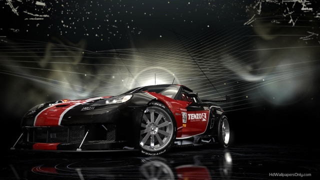 Red black sports car black free wallpaper for desktop - medium preview image