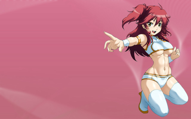 Woman bikini flying arms out free wallpaper for desktop - medium preview image