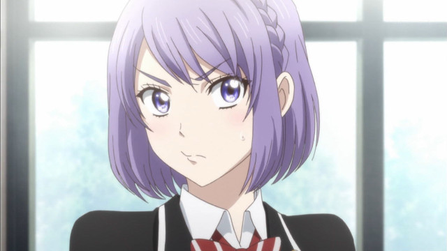 Girl purple hair tie window free wallpaper for desktop - medium preview image