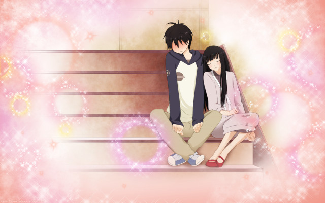 Couple bench stars lights room free wallpaper for desktop - medium preview image