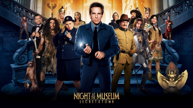 Night museum secret room man free wallpaper for desktop - medium preview image