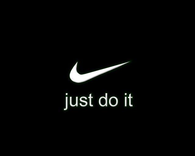 Nike logo just do it free wallpaper for desktop - medium preview image