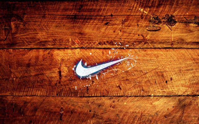 Nike shoe wood spray paint free wallpaper for desktop - medium preview image