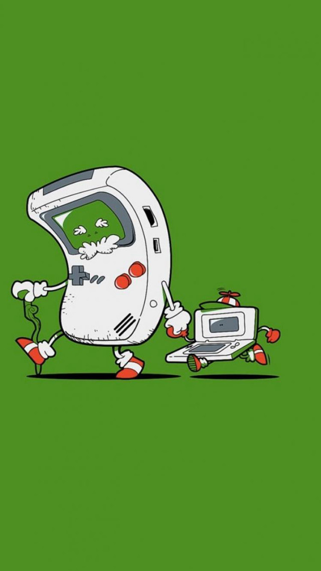 Cartoon character running tv broken free wallpaper for mobile - medium preview image