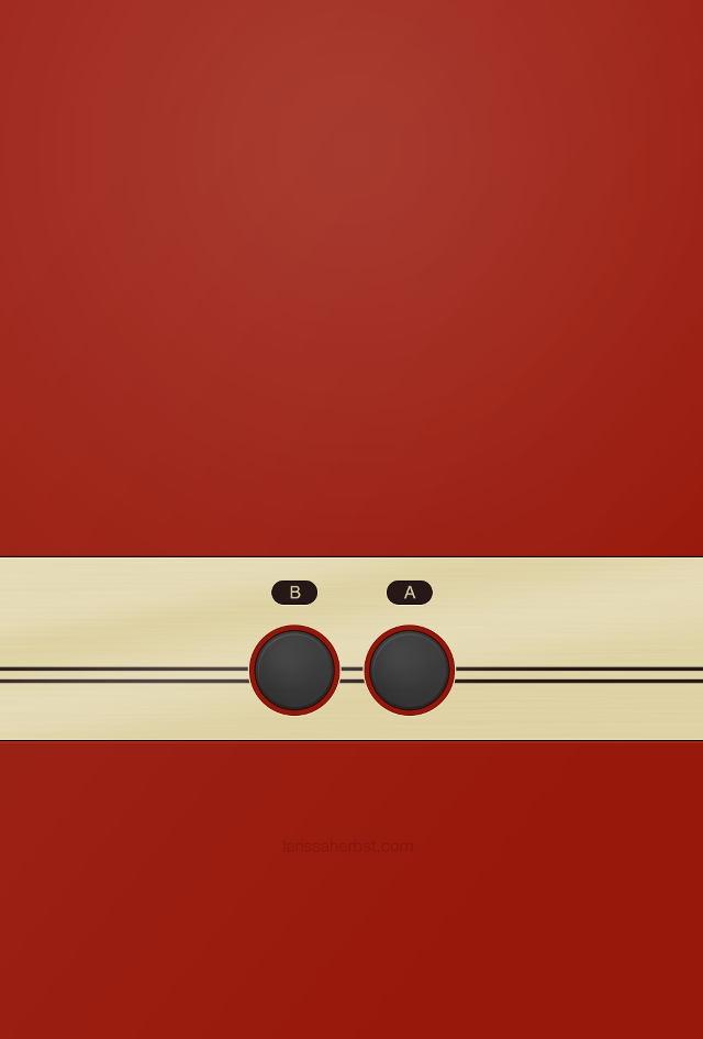 Red wall black buttons white free wallpaper for mobile - medium preview image
