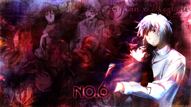 Man white hair tie anime free wallpaper for desktop - medium preview image