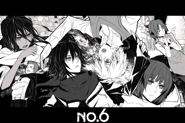 Anime characters no 6 black free wallpaper for desktop - medium preview image