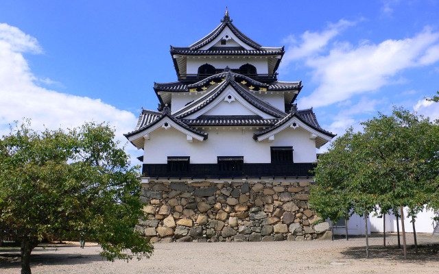 Eishōsai choji shrine bridge pagoda free wallpaper for desktop - medium preview image