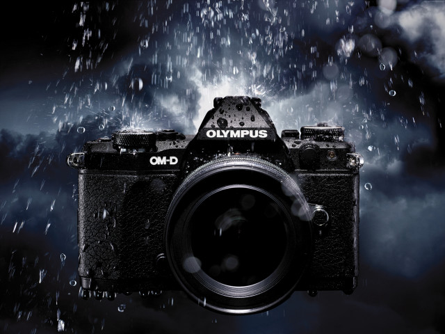Camera waterdrop warship clouds rain free wallpaper for desktop - medium preview image