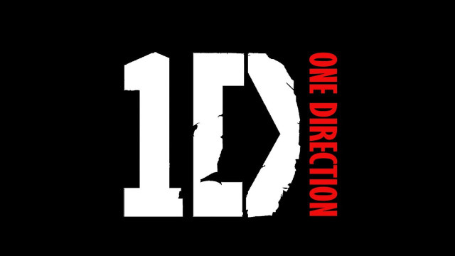 Black red logo one direction free wallpaper for desktop - medium preview image