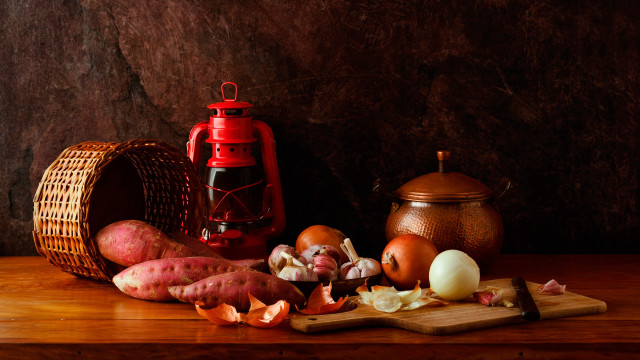 Table basket image photo scenery free wallpaper for desktop - medium preview image