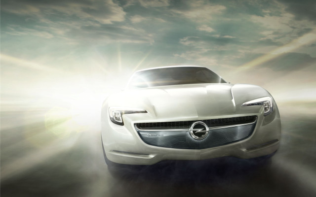 White car sunlight clouds photo free wallpaper for desktop - medium preview image