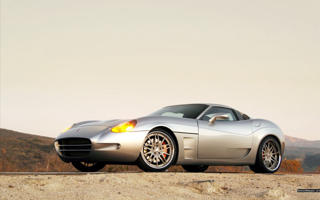 Silver sports car mountains dirt free wallpaper for desktop - medium preview image