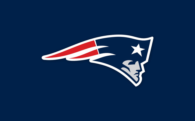 New england football logo blue #3 free wallpaper for desktop - medium preview image