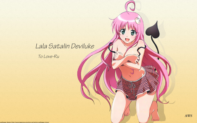 Girl pink hair black cat free wallpaper for desktop - medium preview image