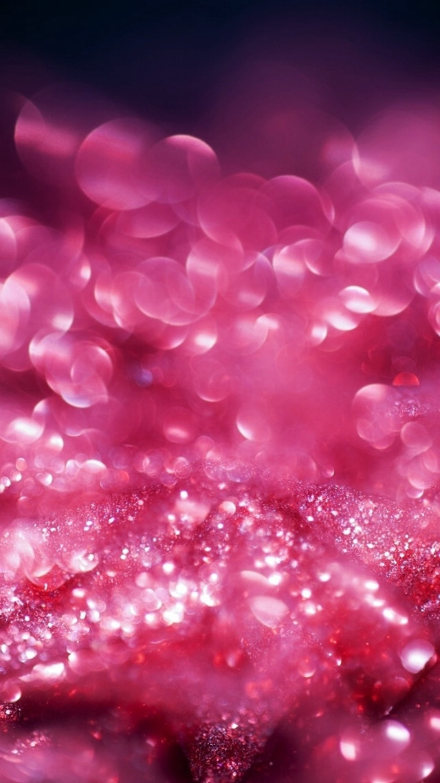 Pink bubbles black background red free wallpaper for mobile - medium preview image