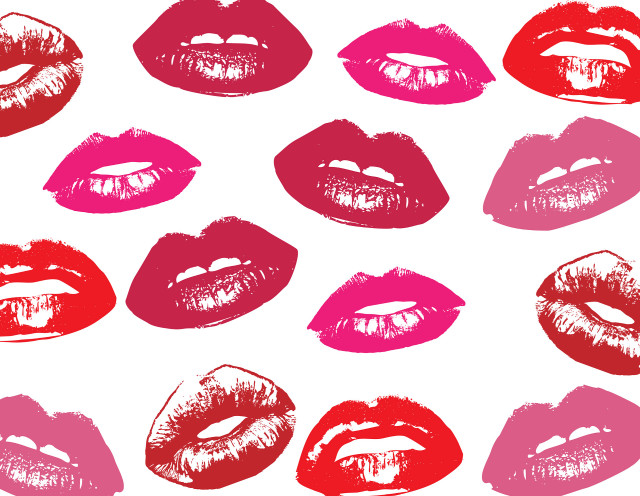 Lipstick colorful group white background free wallpaper for desktop - medium preview image