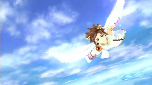 Cartoon character flying sword cloud free wallpaper for desktop - medium preview image