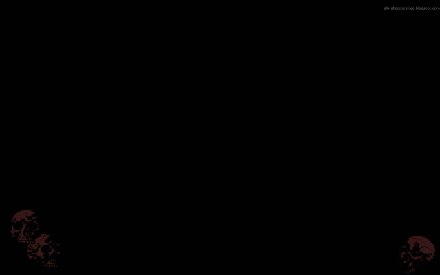 Black background red white clock free wallpaper for desktop - medium preview image