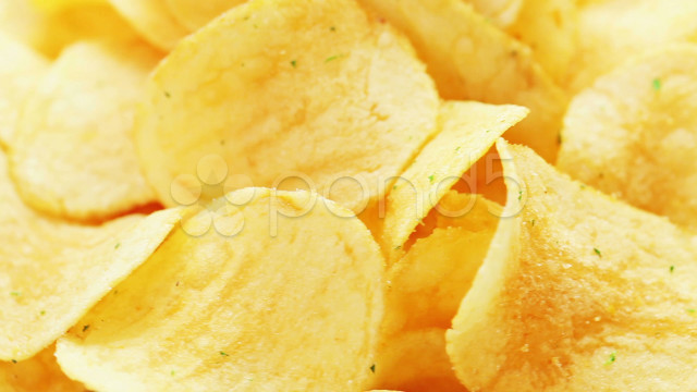 Pile potato chips green sprinkle free wallpaper for desktop - medium preview image